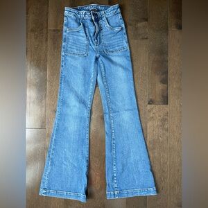 American Eagle Outfitters Super Hi-rise Flare Leg Jeans